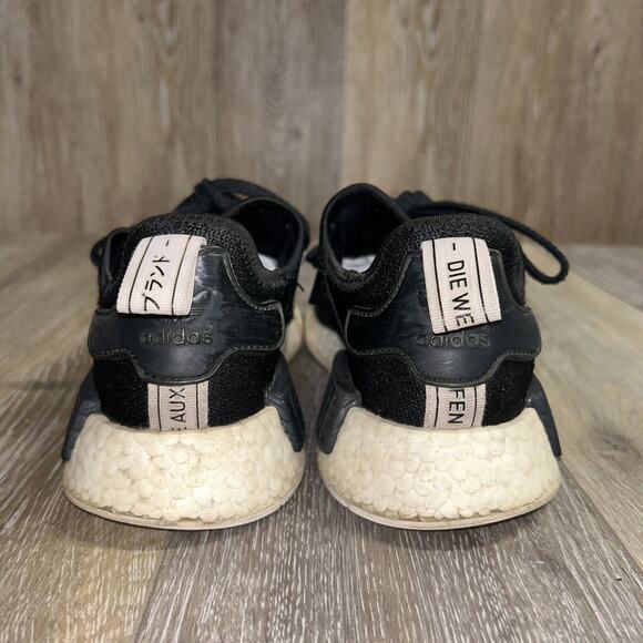 Adidas NMD R1 Womens US Size 7.5 Black White Athletic Sneaker Shoes BD8026 - Picture 7 of 11